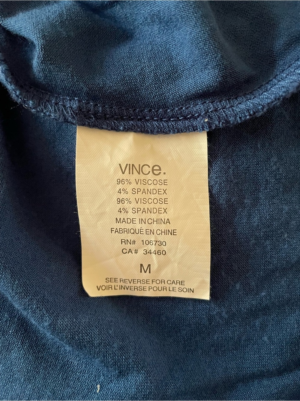 Vince Blue Jersey‎ Sleeveless Maxi Dress Size Medium - Picture 8 of 8